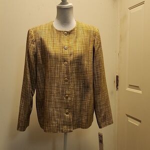 Alfred Dunner 12 nwt tweed career Blazer